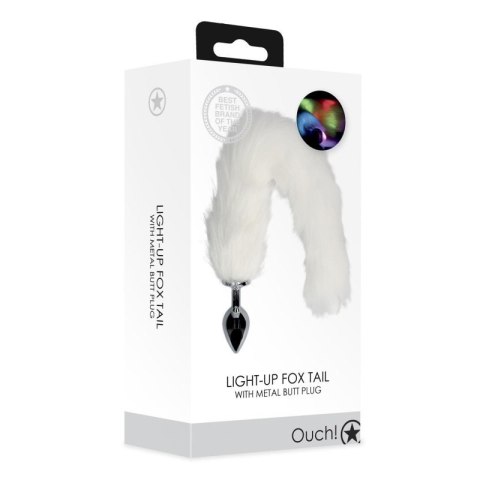 Light-up Fox Tail with Metal Butt Plug Light-up Fox Tail with Metal Butt Plug