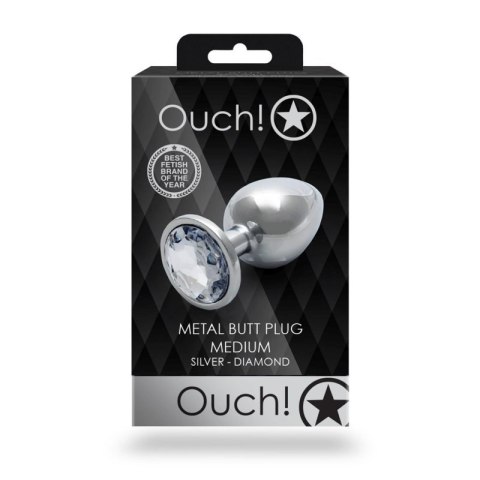 Round Gem Butt Plug - Medium Round Gem Butt Plug - Medium
