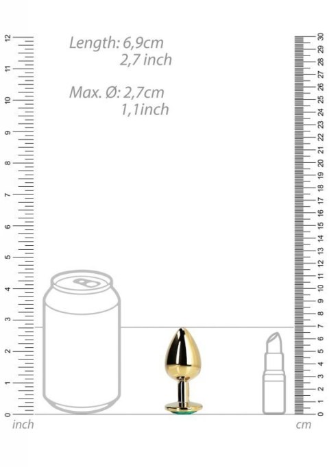 Round Gem Butt Plug - Small Round Gem Butt Plug - Small