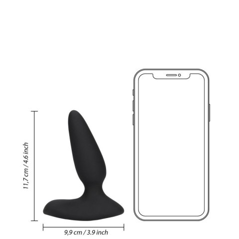 Smooth Vibrating Anal Plug with Remote Control Smooth Vibrating Anal Plug with Remote Control