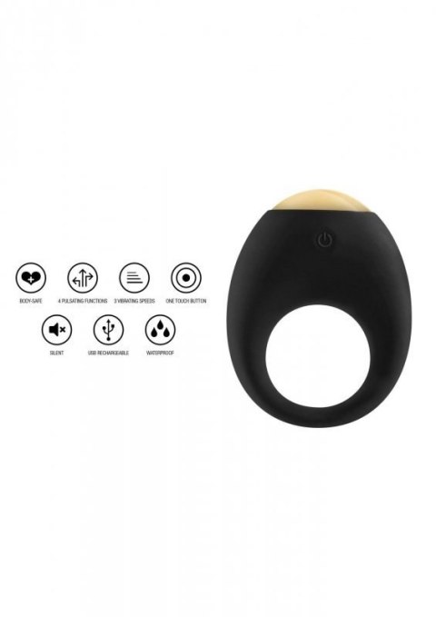 Eclipse Vibrating Cock Ring Black Eclipse Vibrating Cock Ring Black