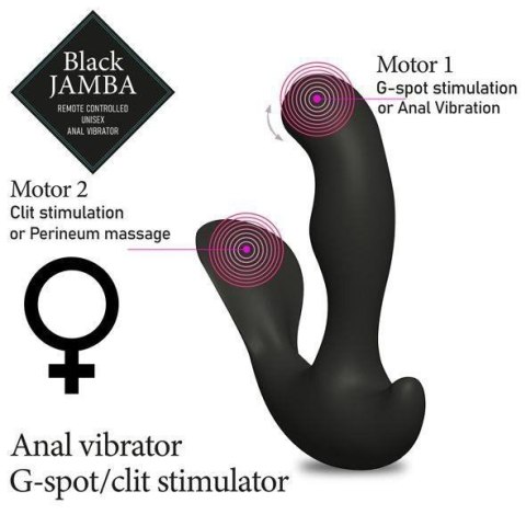 FeelzToys - Black Jamba Anal Vibrator FeelzToys - Black Jamba Anal Vibrator