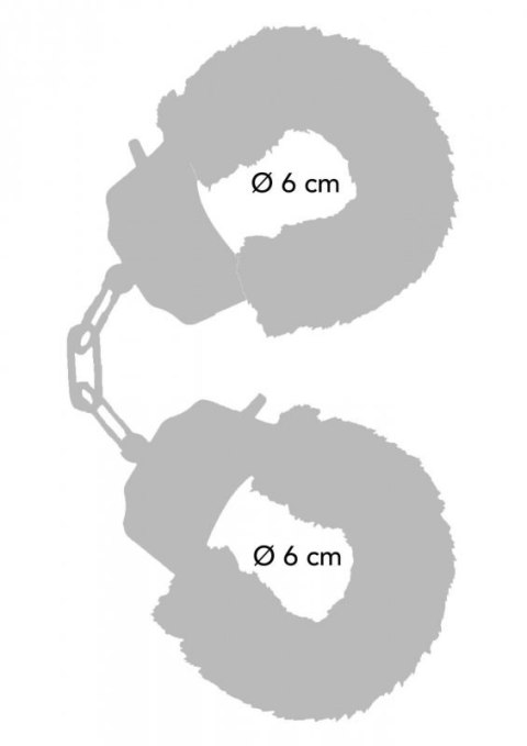 Furry Fun Cuffs White Furry Fun Cuffs White