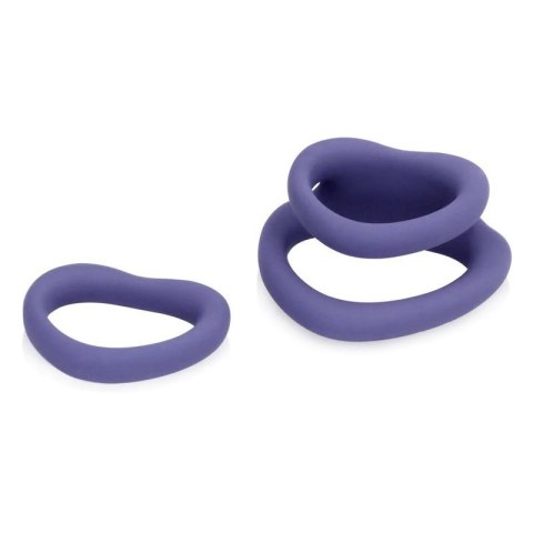 Heart Cockring Set - Violet Storm Heart Cockring Set - Violet Storm