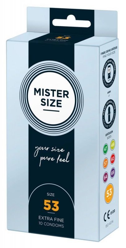 Mister Size 53mm pack of 10 Mister Size 53mm pack of 10