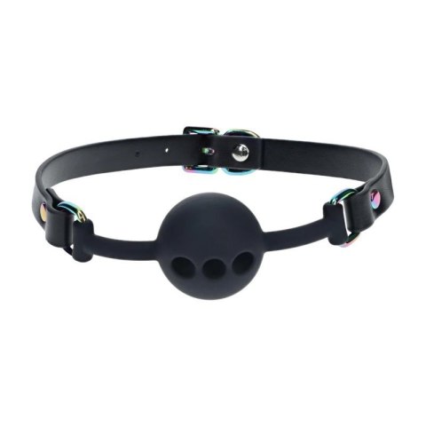 Venice Collection - Silicone Ball Gag - Black Venice Collection - Silicone Ball Gag - Black