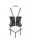 Bielizna-Alessya gorset czarny XS/S