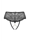 Bielizna-Pearlove figi czarne XS/S