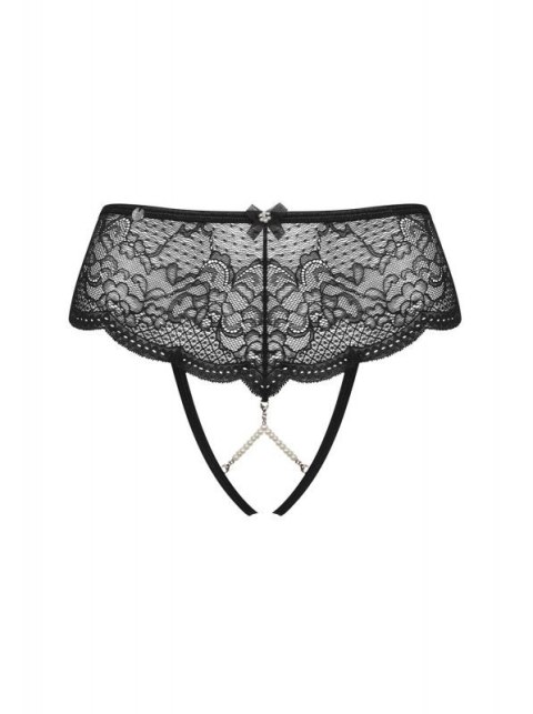 Bielizna-Pearlove figi czarne XS/S Bielizna-Pearlove figi czarne XS/S