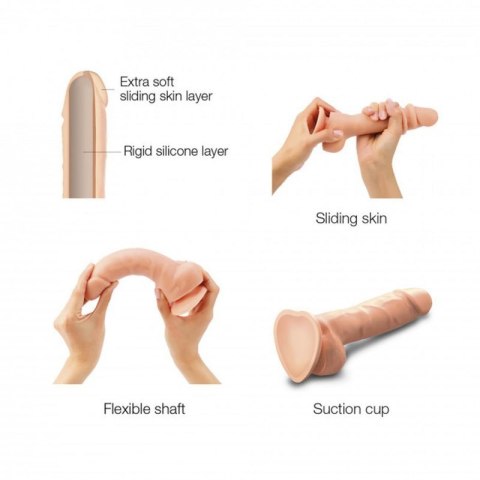 SLIDING SKIN REALISTIC DILDO VANILLA XL SLIDING SKIN REALISTIC DILDO VANILLA XL