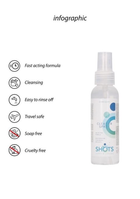 Shots - Cleaner Spray - 100 ml Shots - Cleaner Spray - 100 ml