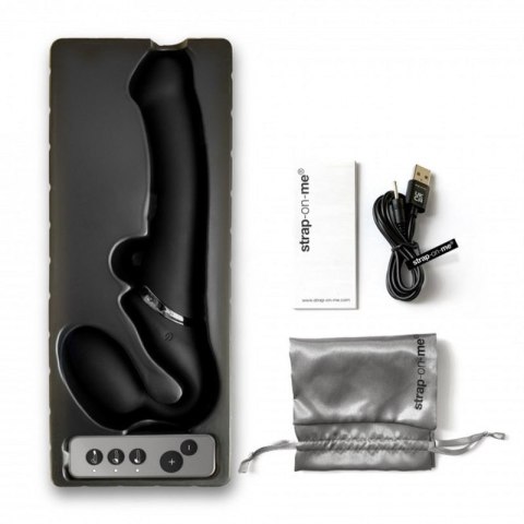 VIBRATING STRAP-ON - M - BLACK VIBRATING STRAP-ON - M - BLACK
