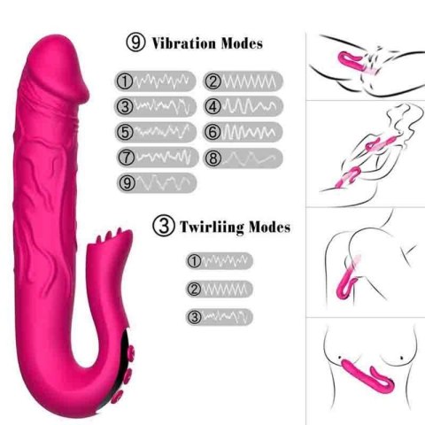 Realistic Tongue Stimulating Dildo Vibrator Realistic Tongue Stimulating Dildo Vibrator