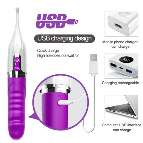 Stymulator- Stimulator clitoris, USB Magnetic charging, 7 Frequency Vibration Stymulator- Stimulator clitoris, USB Magnetic charging, 7 Frequency Vibration