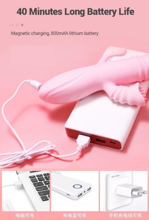 Wibrator-Ada USB -Pink Wibrator-Ada USB -Pink