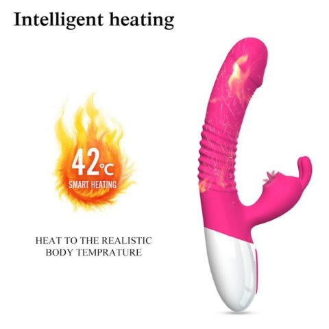 Wibrator- Silicone Vibrator USB 7 Powerful Licking and Thrusting Modes Wibrator- Silicone Vibrator USB 7 Powerful Licking and Thrusting Modes