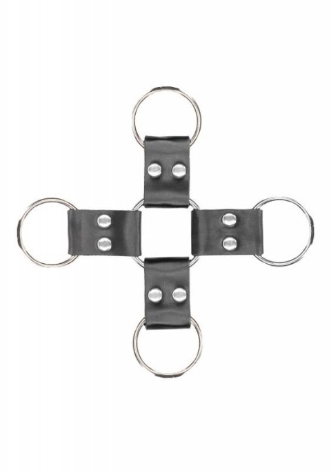 Bonded Leather Hogtie With Hand and Ankle Cuffs Bonded Leather Hogtie With Hand and Ankle Cuffs