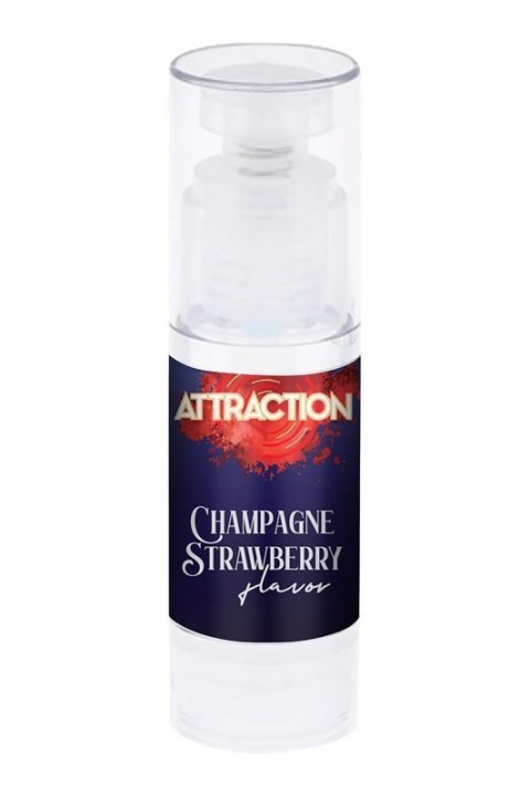 MASSAGE OIL ATTRACTION CHAMPAGNE STRAWBERRY 50 ML MASSAGE OIL ATTRACTION CHAMPAGNE STRAWBERRY 50 ML