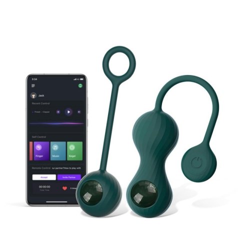 Magic Motion - Crystal Duo Smart Kegel Vibrator with Weight Set Magic Motion - Crystal Duo Smart Kegel Vibrator with Weight Set