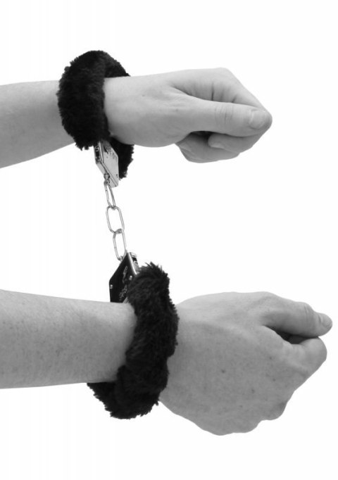 Pleasure Furry Hand Cuffs - With Quick-Release Button Pleasure Furry Hand Cuffs - With Quick-Release Button