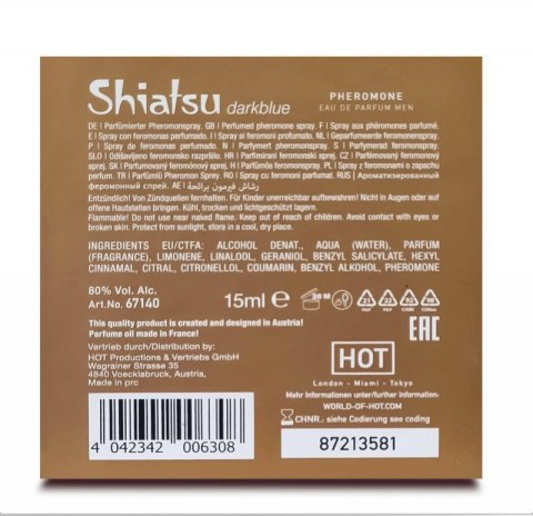 SHIATSU Pheromon Fragrance man darkblue 15 ml SHIATSU Pheromon Fragrance man darkblue 15 ml