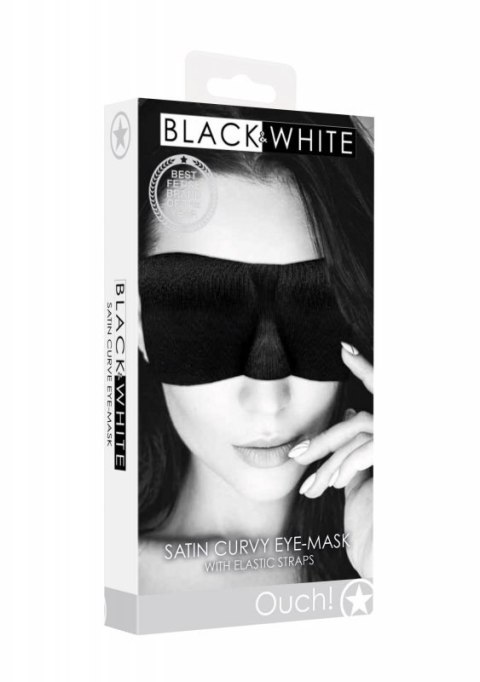 Satin Curvy Eye Mask - With Elastic Straps Satin Curvy Eye Mask - With Elastic Straps