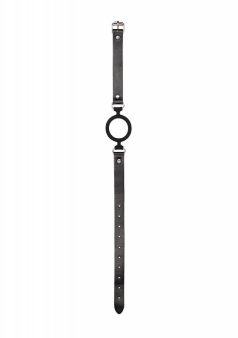 Silicone Ring Gag - With Adjustable Bonded Leather Straps Silicone Ring Gag - With Adjustable Bonded Leather Straps