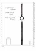 Silicone Ring Gag - With Adjustable Bonded Leather Straps