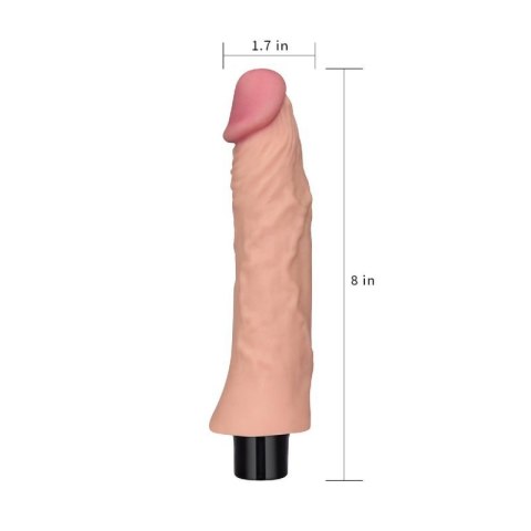 8"" REAL SOFTEE Vibrating Dildo 8"" REAL SOFTEE Vibrating Dildo