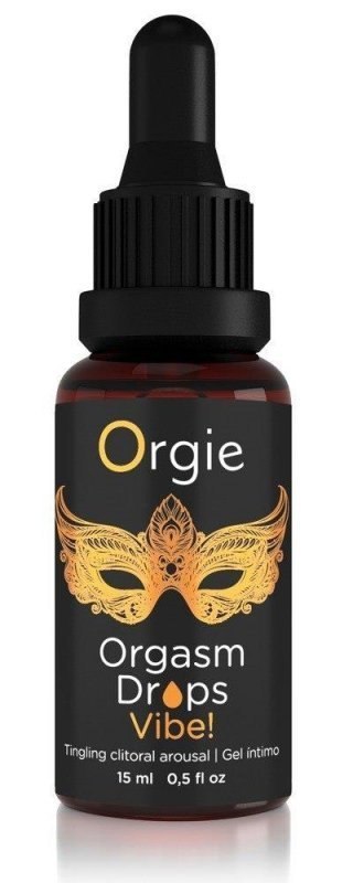 ORGIE Orgasm Drops Vibe Peach Flavor 15 ml ORGIE Orgasm Drops Vibe Peach Flavor 15 ml