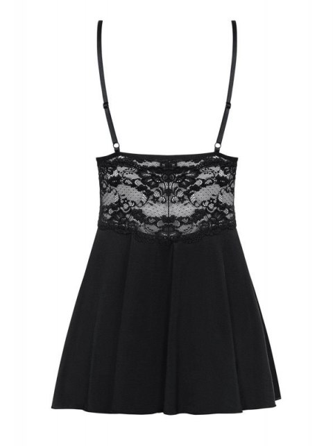 Bielizna-810-BAB-1 babydoll i stringi czarna L/XL Bielizna-810-BAB-1 babydoll i stringi czarna L/XL