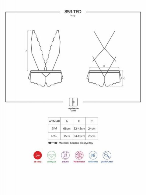 Bielizna-853-TED-1 body S/M Bielizna-853-TED-1 body S/M