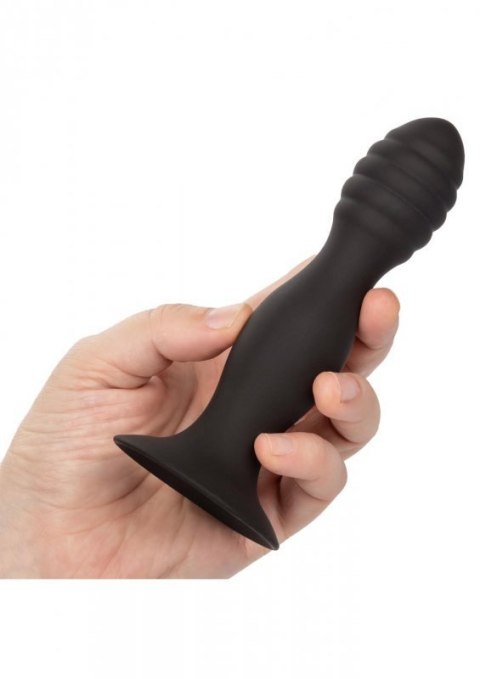 Ribbed Anal Stud Black Ribbed Anal Stud Black