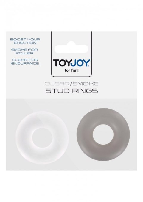 Stud Rings 2pcs Transparent Stud Rings 2pcs Transparent