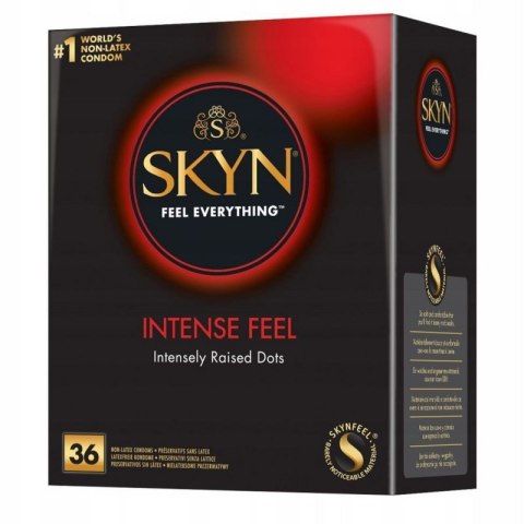 UNIMIL SKYN FEEL EVERYTHING INTENSE nielateksowe 36szt UNIMIL SKYN FEEL EVERYTHING INTENSE nielateksowe 36szt