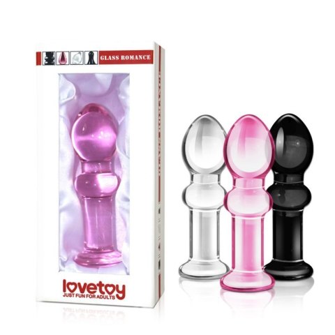 4.5"" Glass Romance Pink 4.5"" Glass Romance Pink