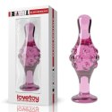 4.5"" Glass Romance Pink