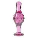 4.5"" Glass Romance Pink