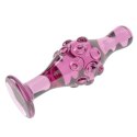 4.5"" Glass Romance Pink