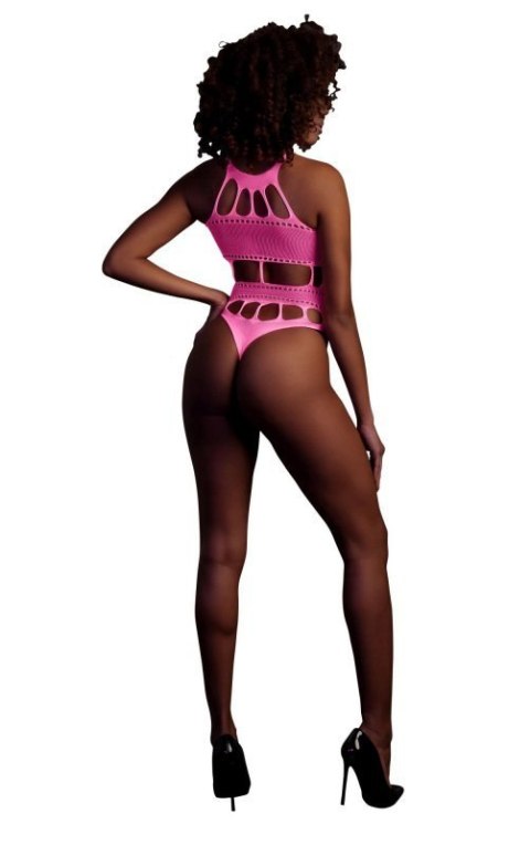 Body with Grecian Neckline - Neon Pink - XS/XL Body with Grecian Neckline - Neon Pink - XS/XL