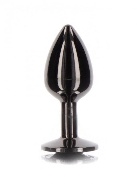 Butt Plug With Diamond Jewel L Black Butt Plug With Diamond Jewel L Black