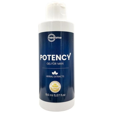 POTENCY GEL FOR MAN 150ML Z AKTYWNYMI WYCIĄGAMI POTENCY GEL FOR MAN 150ML Z AKTYWNYMI WYCIĄGAMI