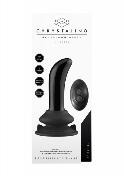 Prickly - With Suction Cup and Remote - 10 Speed - Black Prickly - With Suction Cup and Remote - 10 Speed - Black