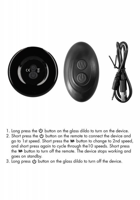 Prickly - With Suction Cup and Remote - 10 Speed - Black Prickly - With Suction Cup and Remote - 10 Speed - Black