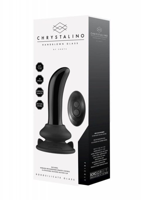 Prickly - With Suction Cup and Remote - 10 Speed - Black Prickly - With Suction Cup and Remote - 10 Speed - Black