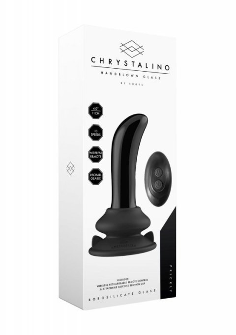 Prickly - With Suction Cup and Remote - 10 Speed - Black Prickly - With Suction Cup and Remote - 10 Speed - Black