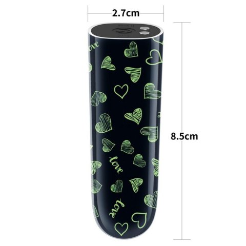 Rechargeable Glow-in-the-dark Heart Massager Rechargeable Glow-in-the-dark Heart Massager