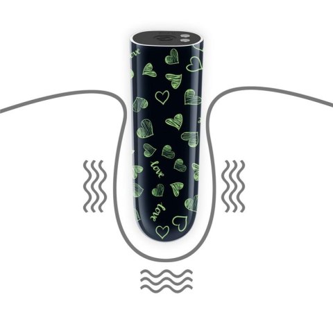 Rechargeable Glow-in-the-dark Heart Massager Rechargeable Glow-in-the-dark Heart Massager