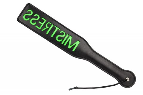 'Mistress'' Paddle - Glow in the Dark - Black/Neon Green 'Mistress'' Paddle - Glow in the Dark - Black/Neon Green
