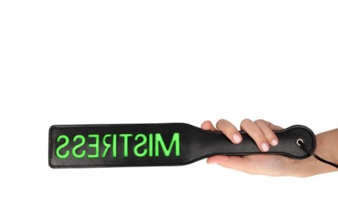 'Mistress'' Paddle - Glow in the Dark - Black/Neon Green 'Mistress'' Paddle - Glow in the Dark - Black/Neon Green